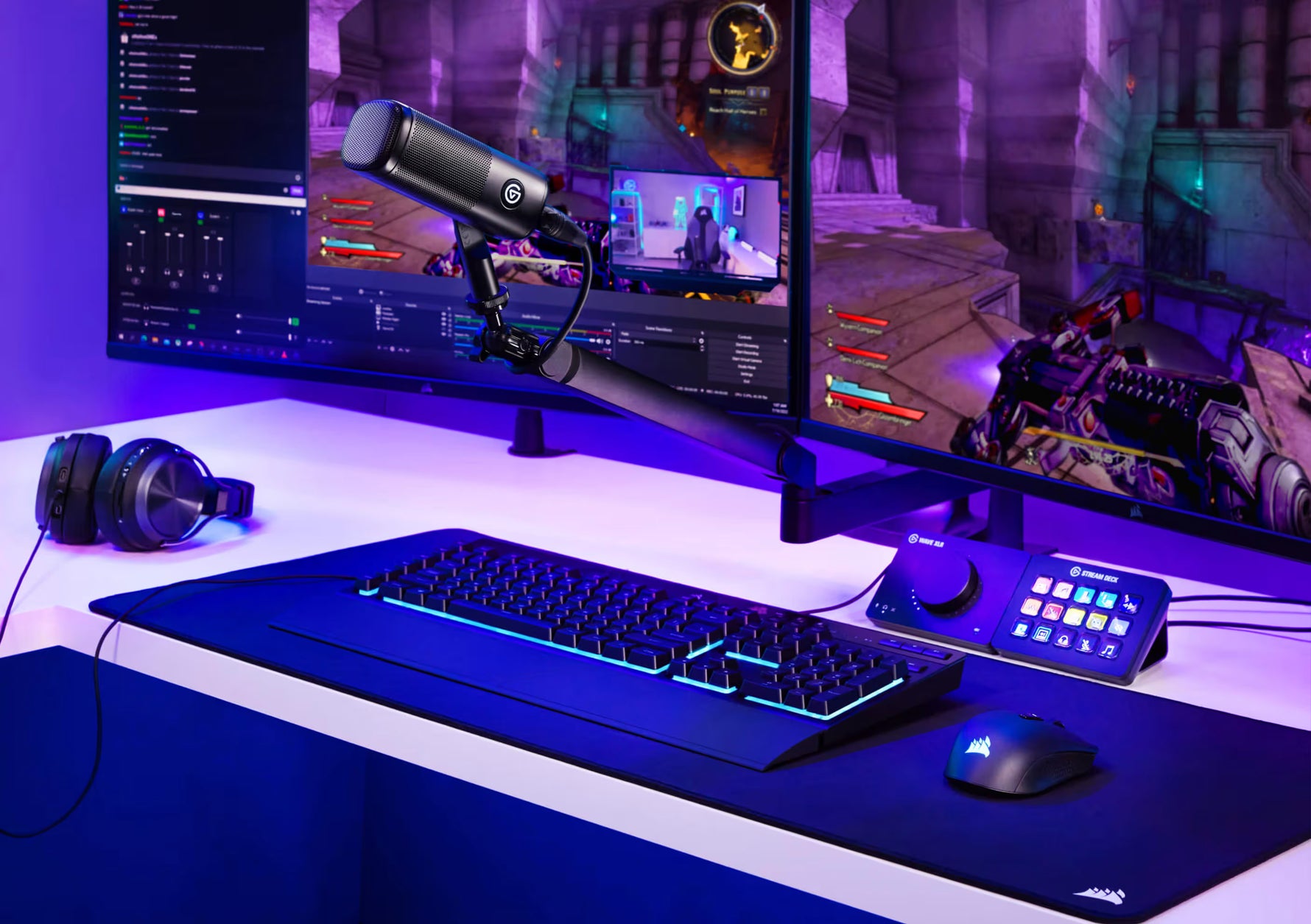 Elgato Wave Mic Arm LP Low-Profile Microphone Boom Arm - 10AAN9901