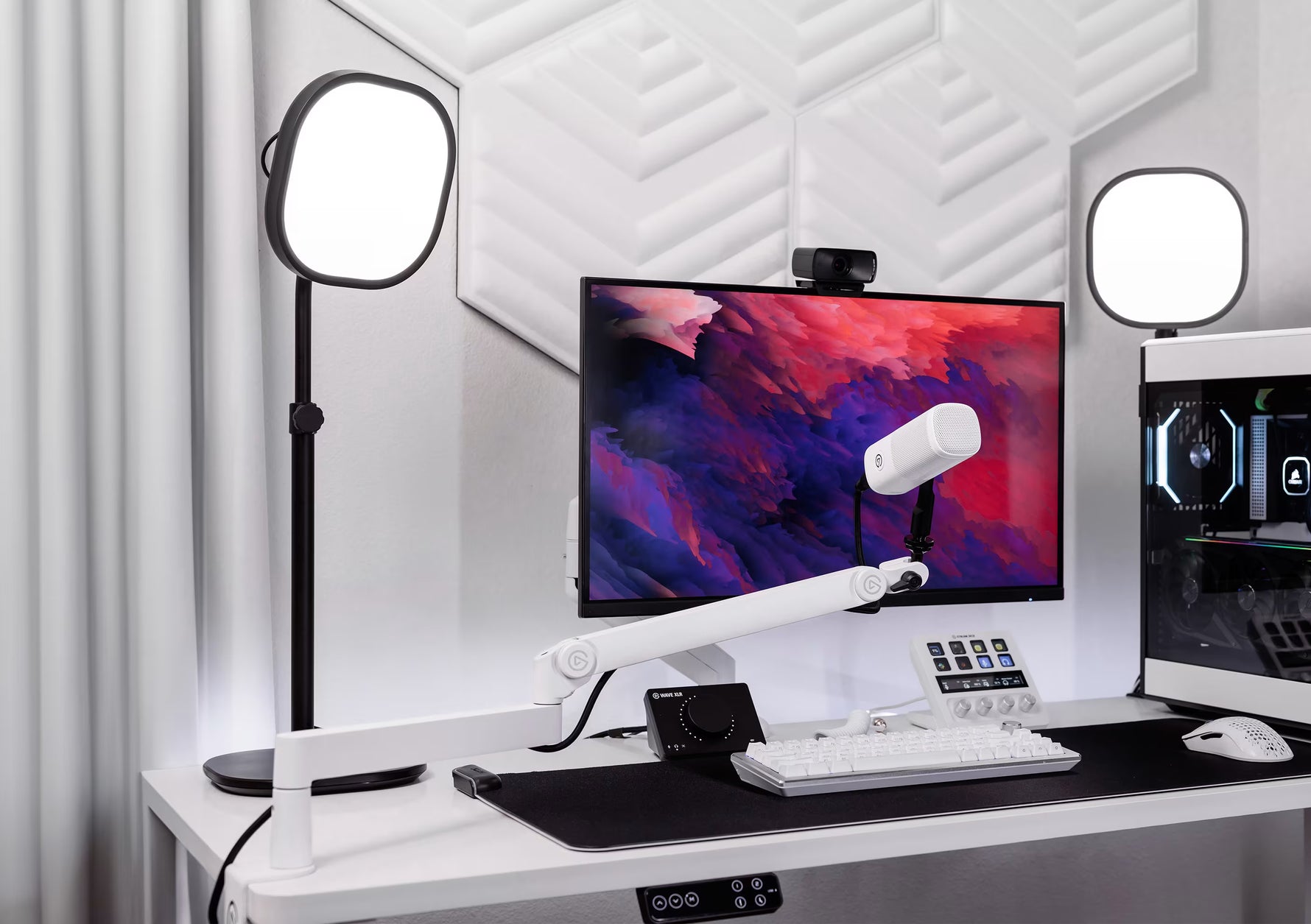 Elgato Wave Mic Arm Pro White Low-Profile Boom Arm - 10AAT9911