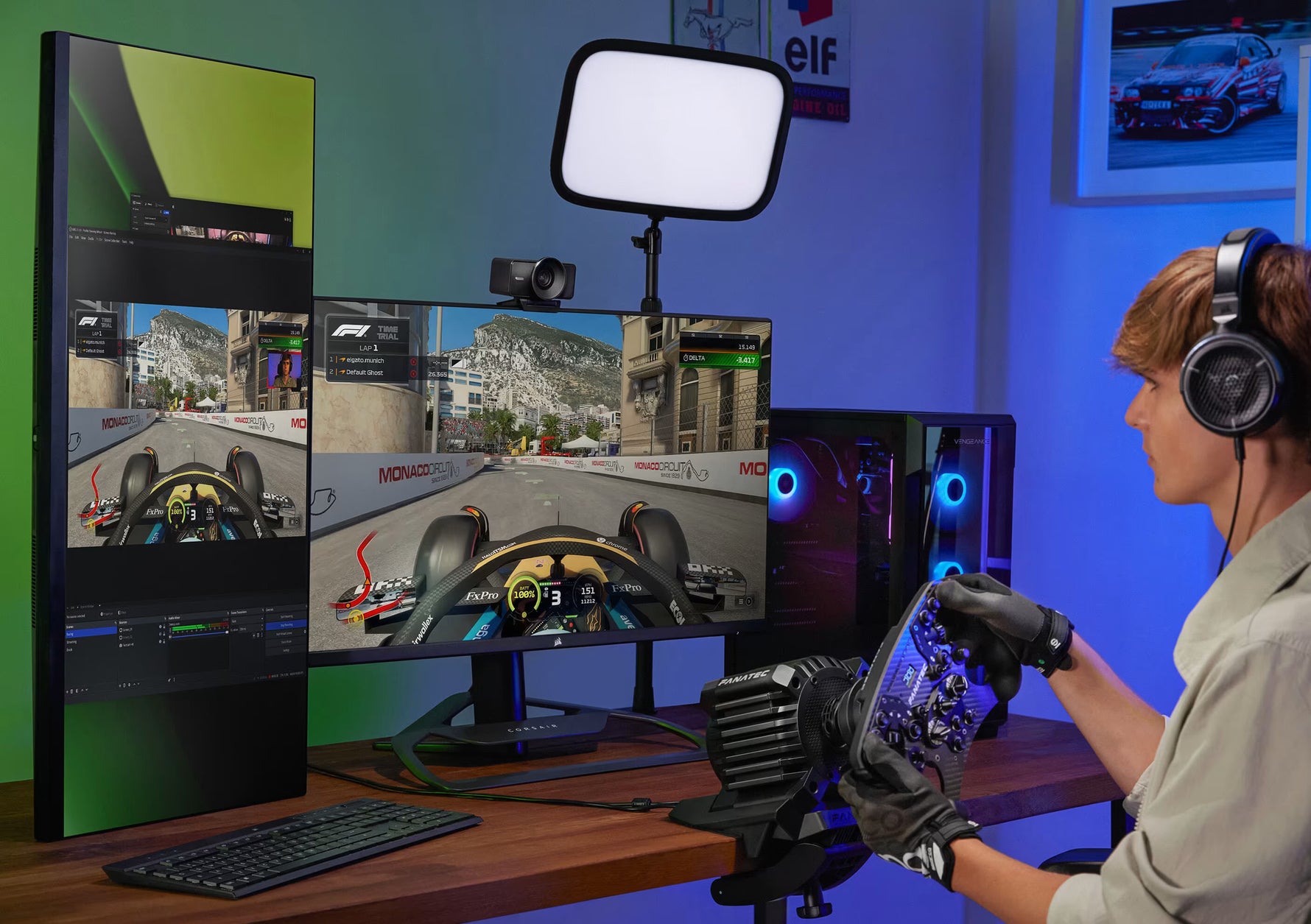 Elgato Facecam 4K 4K60 Studio Webcam Black - 10WAF9901
