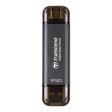 Transcend ESD310C 128GB Portable SSD USB-C and USB-A Black - image 2