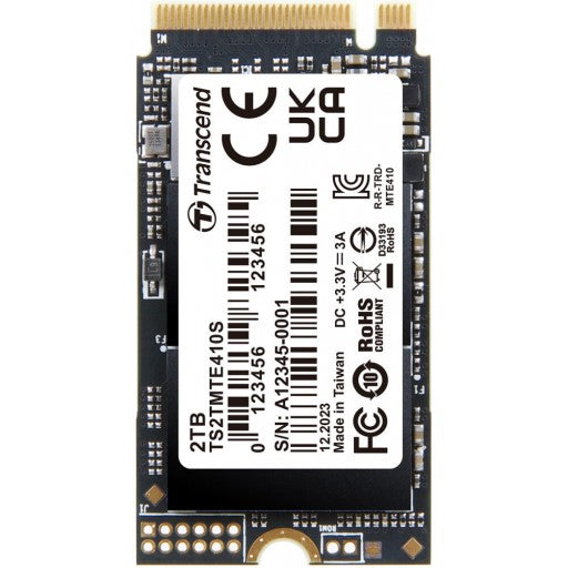 Transcend MTE410S 2TB M.2 2242 PCIe Gen4x4 NVMe SSD