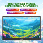 AOC 16T20 15.6-inch Full HD USB-C Portable Monitor AOC-16T20
