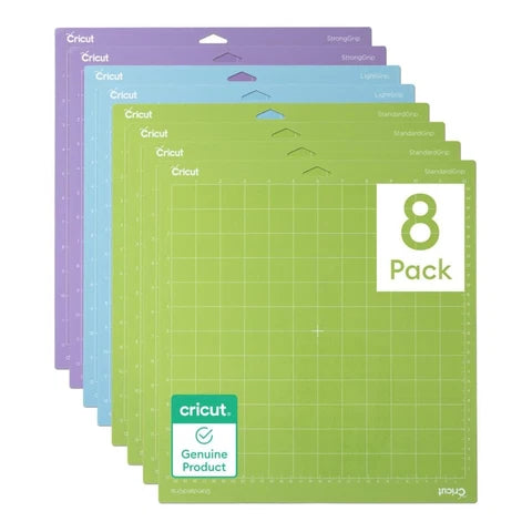 Cricut Machine Mat Variety Pack 30.5 x 30.5cm Eight Pack – 2012133