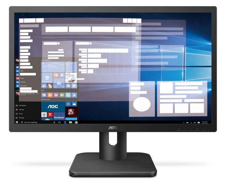 AOC 20E1H 19.5-inch HD+ TN Monitor AOC-20E1H