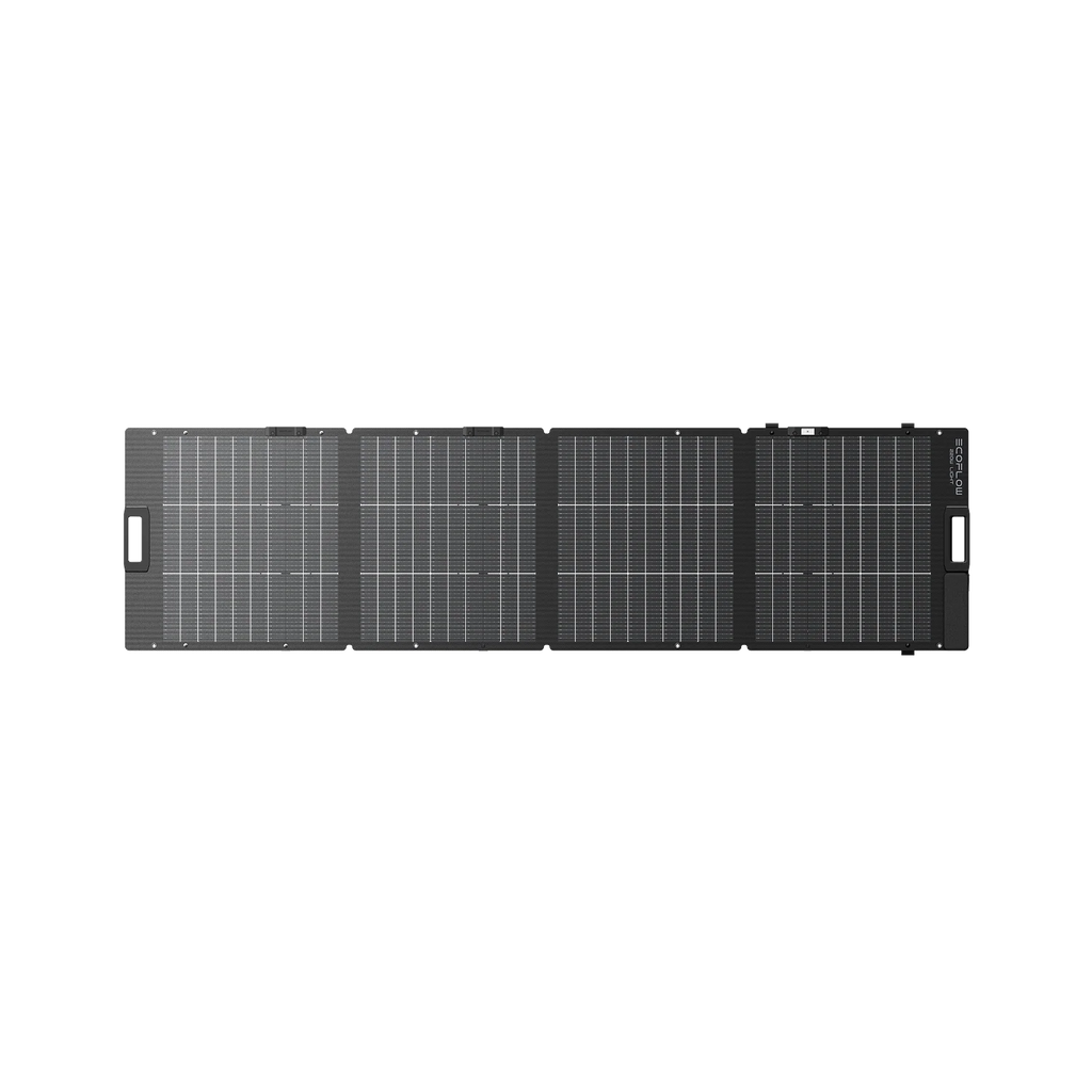 EcoFlow 220W Lightweight Portable Bifacial Solar Panel with Stand