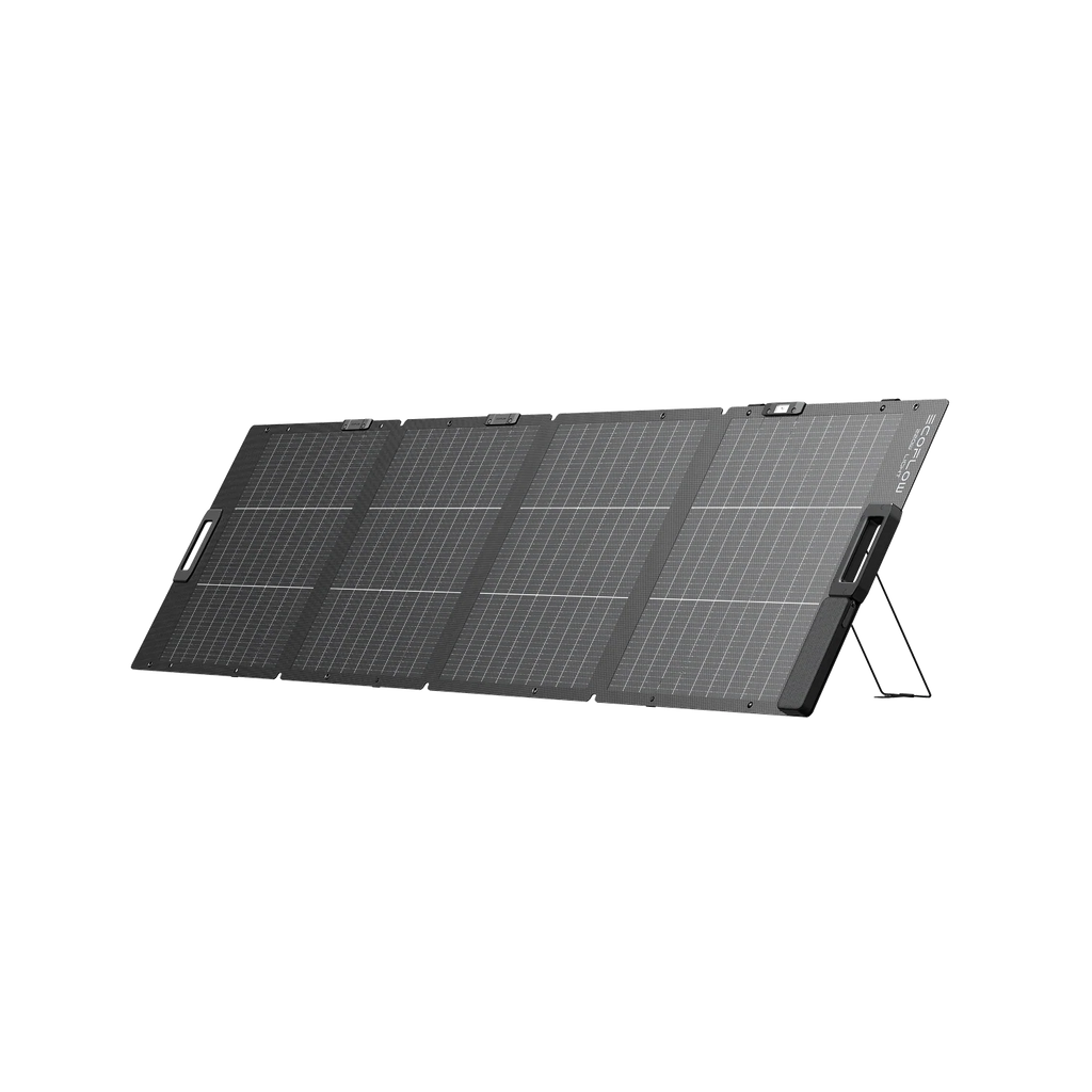 EcoFlow 220W Lightweight Portable Bifacial Solar Panel with Stand