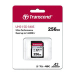 Transcend 340S 256GB SDXC UHS-I U3 V30 A2 Memory Card