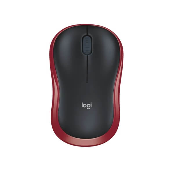 LOGITECH M185 Wireless Mouse Red - 910-002237