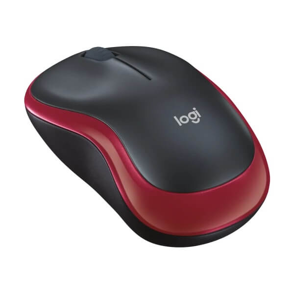 LOGITECH M185 Wireless Mouse Red - 910-002237