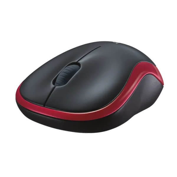 LOGITECH M185 Wireless Mouse Red - 910-002237