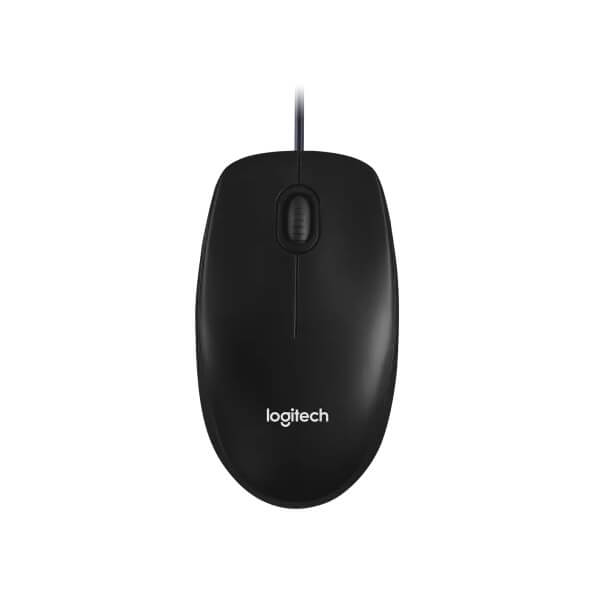 LOGITECH M100 Wired USB Mouse Black - 910-006652