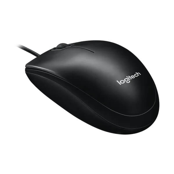 LOGITECH M100 Wired USB Mouse Black - 910-006652