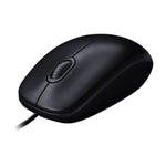LOGITECH M100 Wired USB Mouse Black - 910-006652