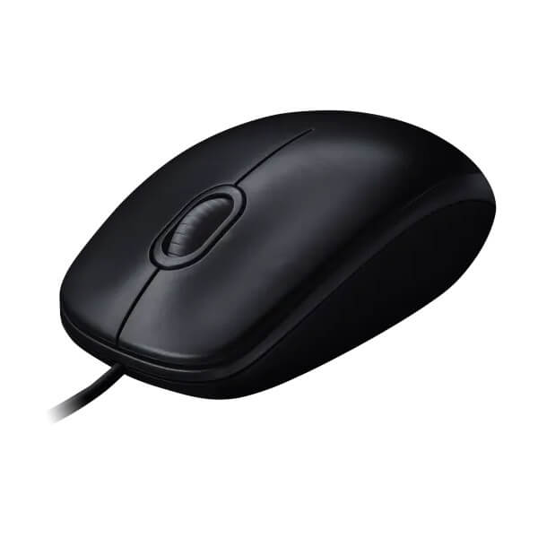 LOGITECH M100 Wired USB Mouse Black - 910-006652