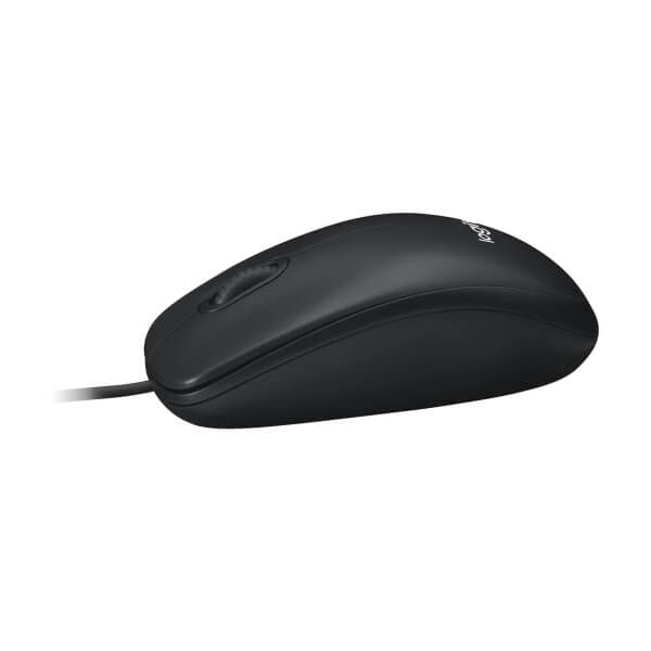 LOGITECH M100 Wired USB Mouse Black - 910-006652