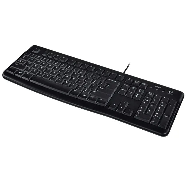 Logitech K120 Wired USB Keyboard Black 920-002508