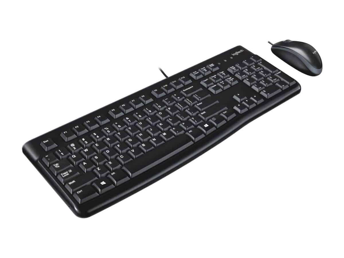 LOGITECH MK120 Wired Keyboard & Mouse Combo Black - 920-002562
