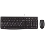 LOGITECH MK120 Wired Keyboard & Mouse Combo Black - 920-002562