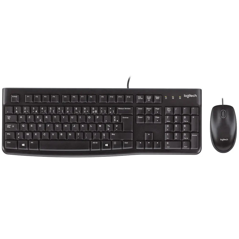 LOGITECH MK120 Wired Keyboard & Mouse Combo Black - 920-002562