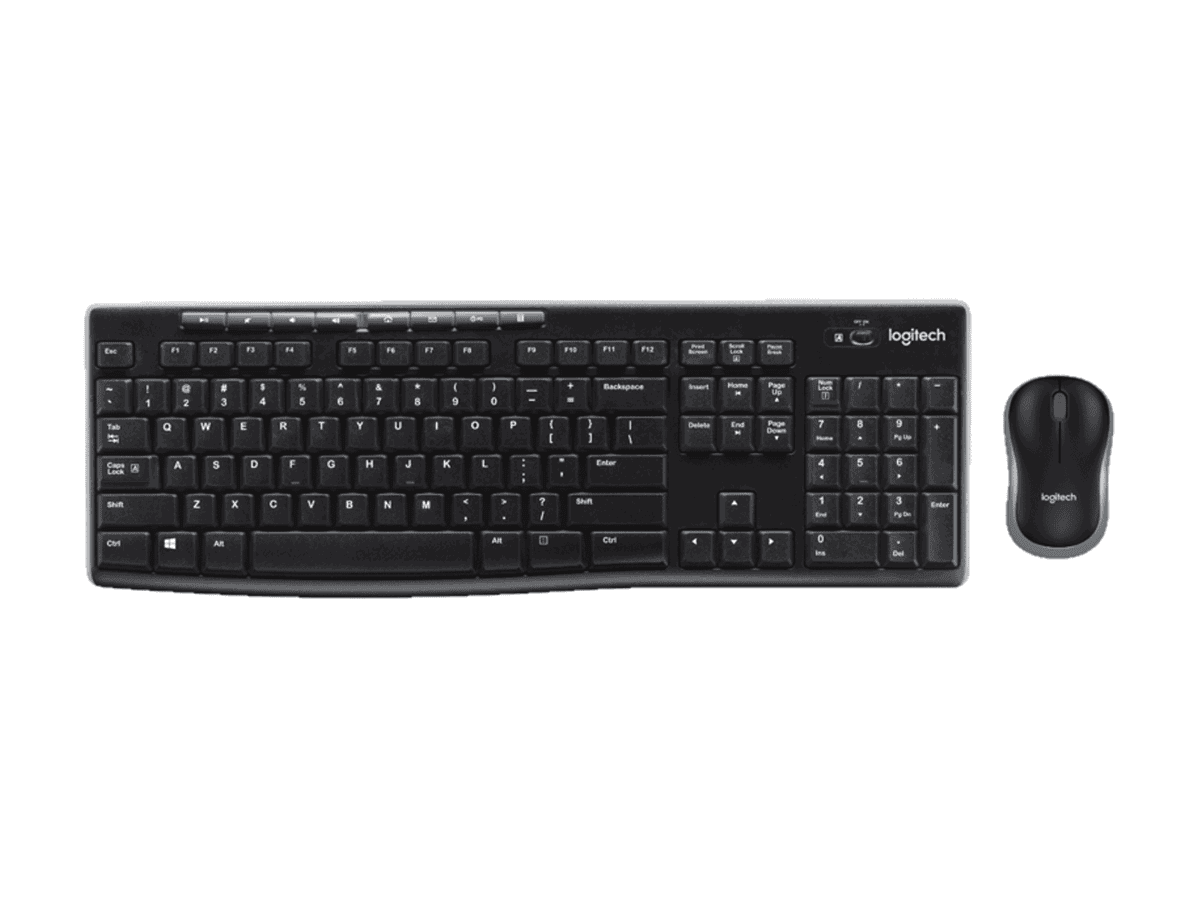 LOGITECH MK270 Wireless Keyboard & Mouse Combo Black - 920-004509