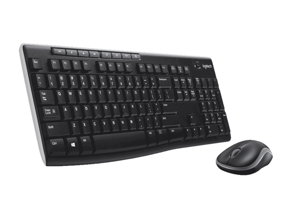 LOGITECH MK270 Wireless Keyboard & Mouse Combo Black - 920-004509
