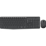 LOGITECH MK235 Wireless Keyboard & Mouse Combo Grey - 920-007931