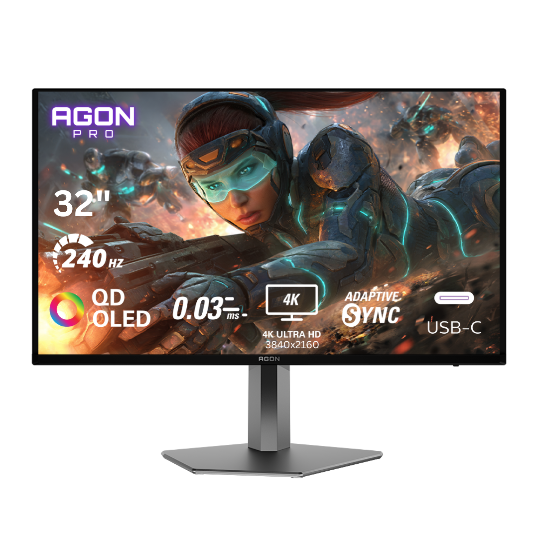 AOC AGON PRO AG326UZD 31.5-inch 4K 240Hz QD-OLED Monitor