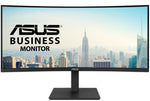 ASUS VA34VCPSR 34-Inch UWQHD Curved Docking Monitor - 100Hz USB-C 96W RJ45