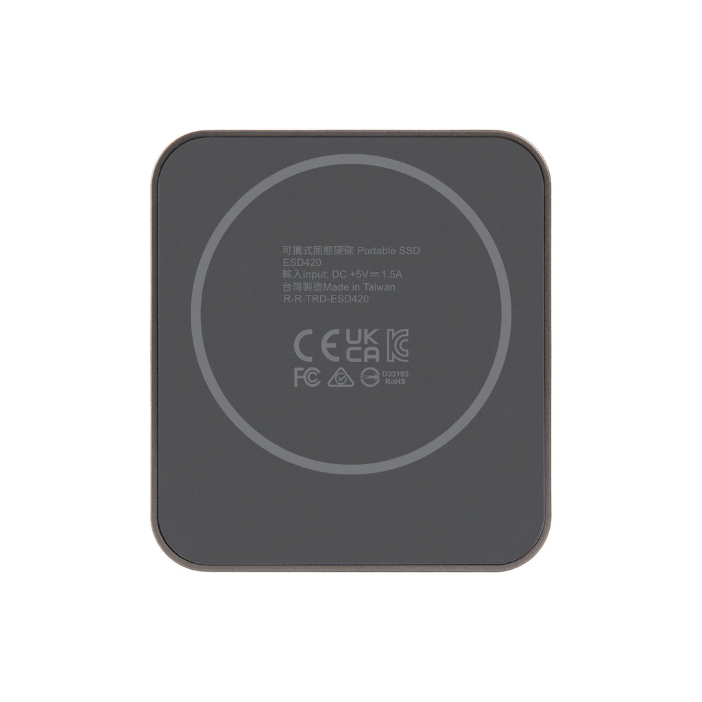 Transcend ESD420C 1TB Magnetic Portable SSD USB-C Iron Grey