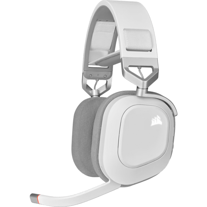 CORSAIR HS80 RGB WIRELESS Gaming Headset White - CA-9011236-AP