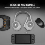 CORSAIR HS55 SURROUND Wired Gaming Headset White - CA-9011266-AP