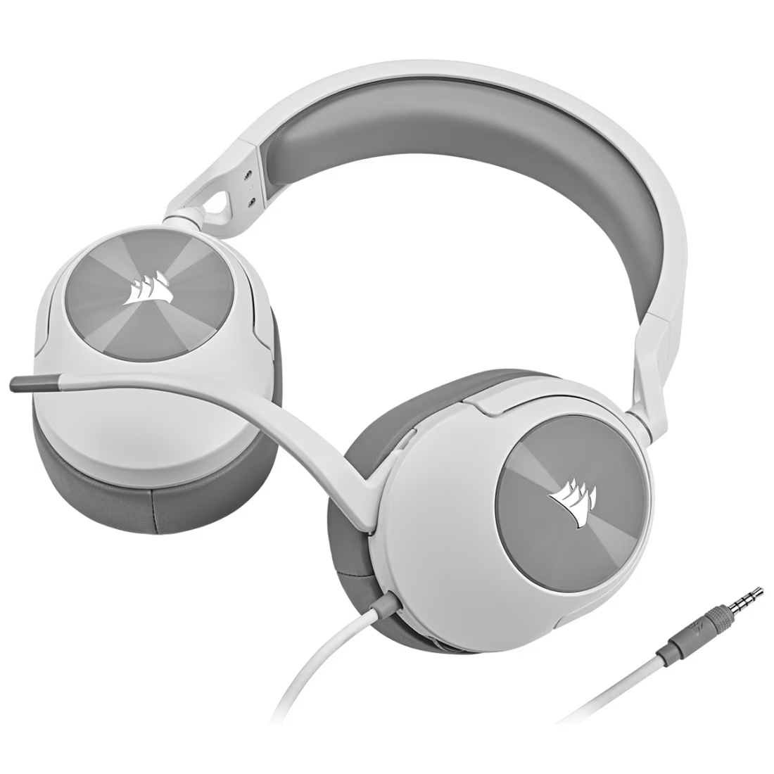 CORSAIR HS55 SURROUND Wired Gaming Headset White - CA-9011266-AP