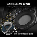 CORSAIR HS65 SURROUND Wired Gaming Headset White - CA-9011271-AP