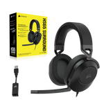 CORSAIR HS65 SURROUND Wired Gaming Headset White - CA-9011271-AP