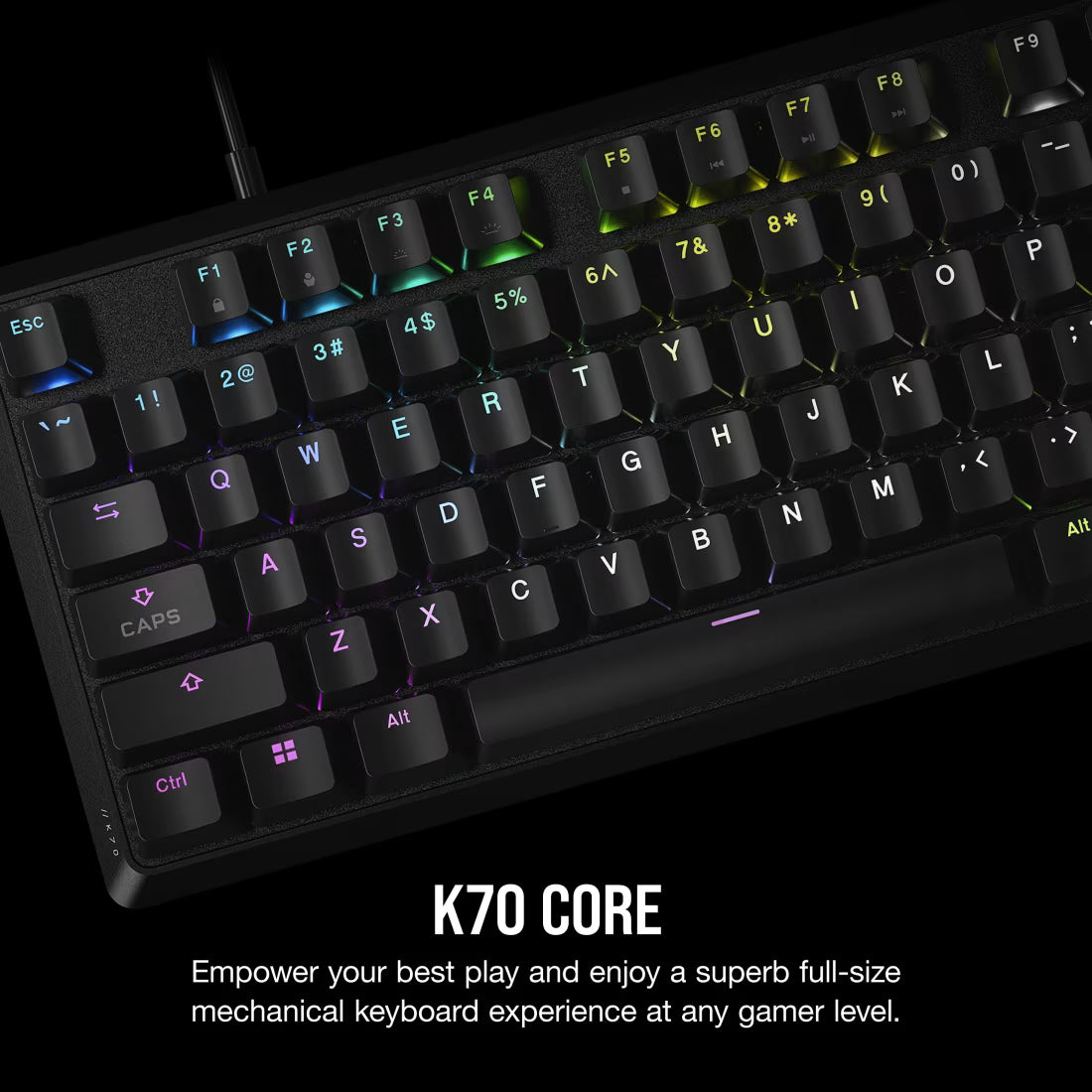 CORSAIR K70 CORE RGB Mechanical Gaming Keyboard - CH-910971E-NA