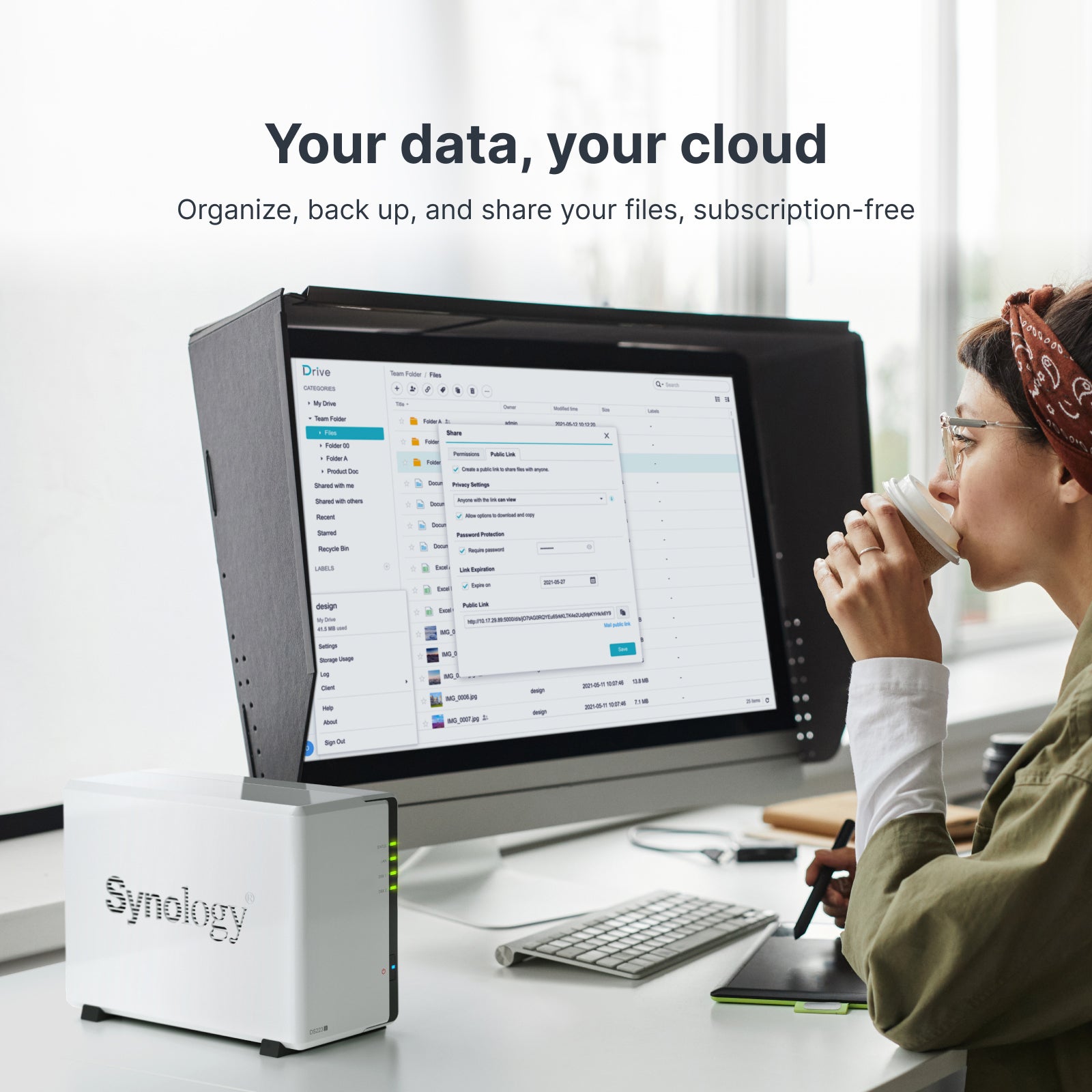 Synology DS223j DiskStation 2 Bay NAS; 4-core 1.7 GHz; 1 GB DDR4 non-ECC - image 6