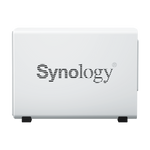 Synology DS223j DiskStation 2 Bay NAS; 4-core 1.7 GHz; 1 GB DDR4 non-ECC