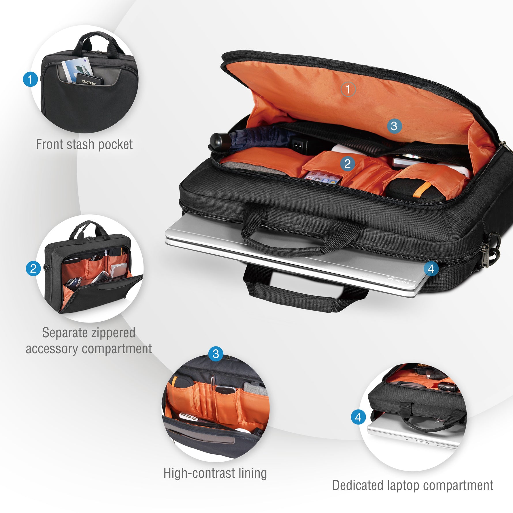 Everki Advance EKB407NCH17 17.3" Briefcase - image 4