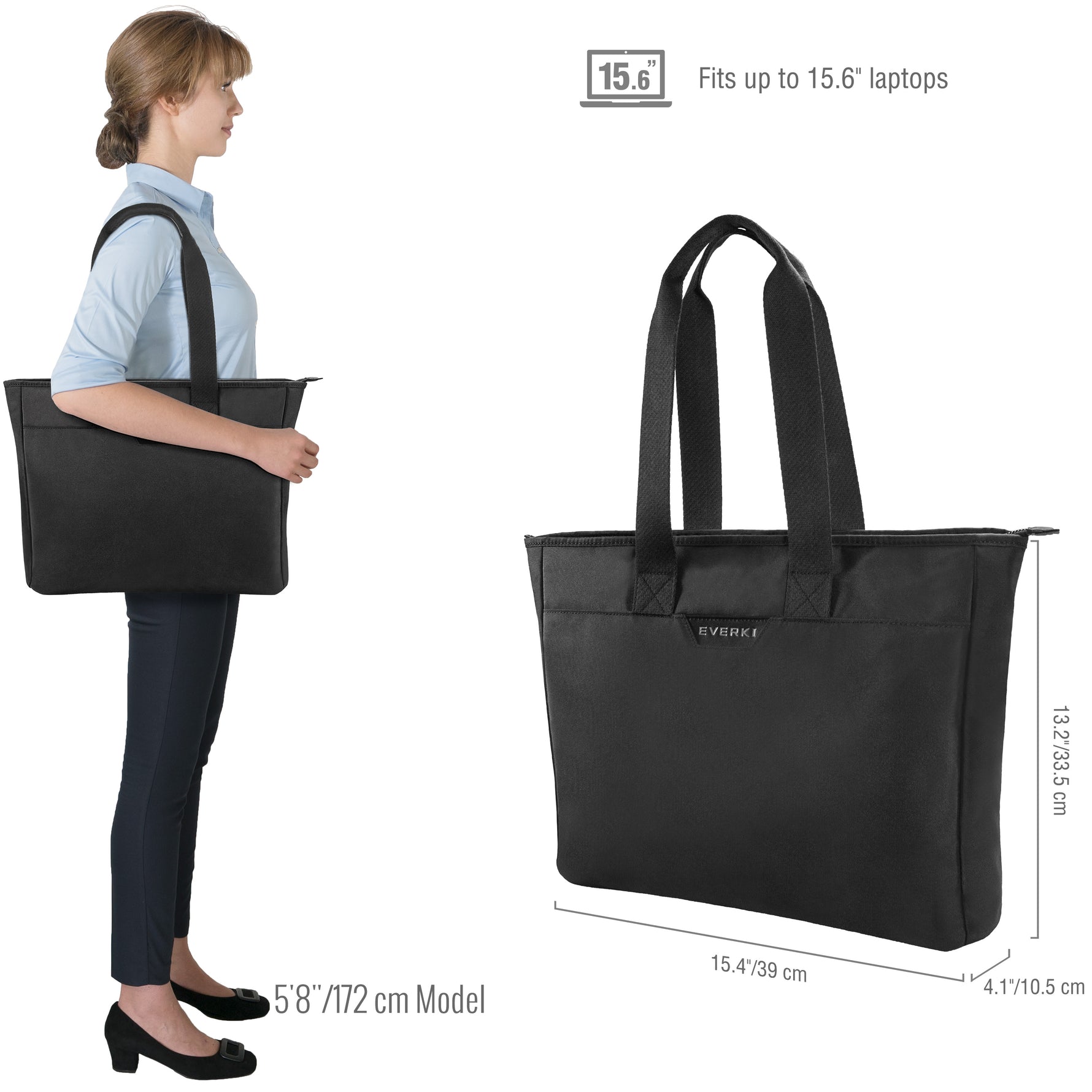 Everki Business 418 Women's Slim Laptop Tote - image 3