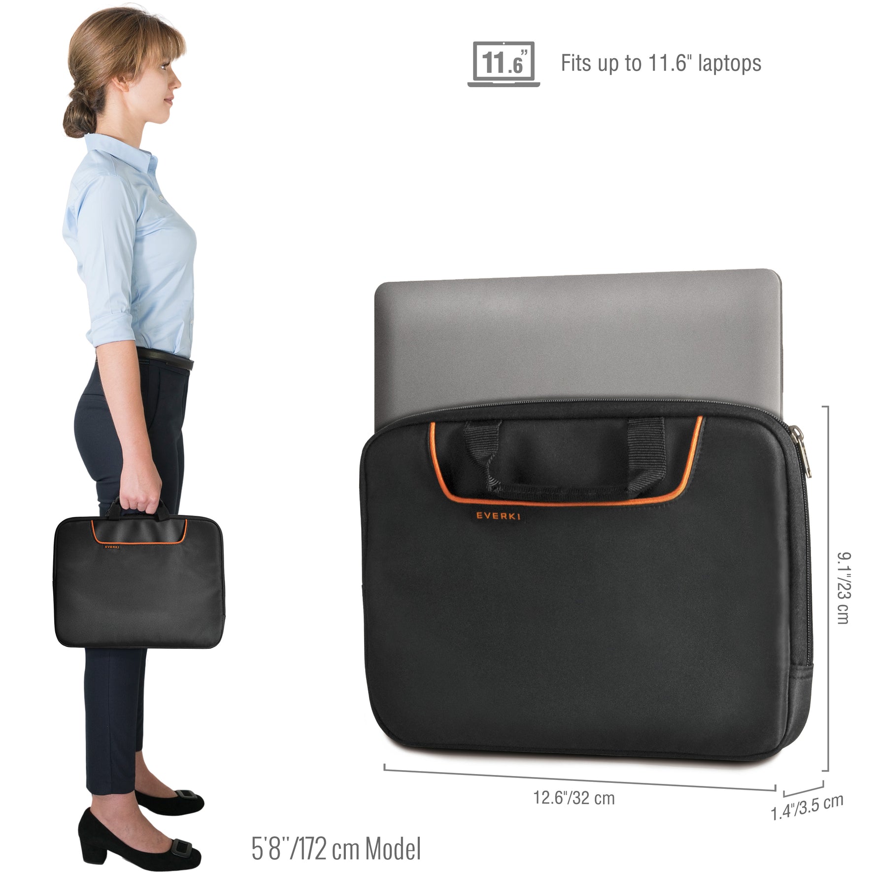 Everki 808-11 EKF808S11B 11.6" Laptop Sleeve - image 3