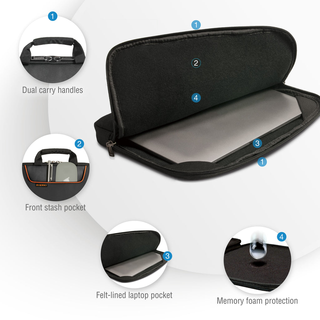 Everki 808-11 EKF808S11B 11.6" Laptop Sleeve
