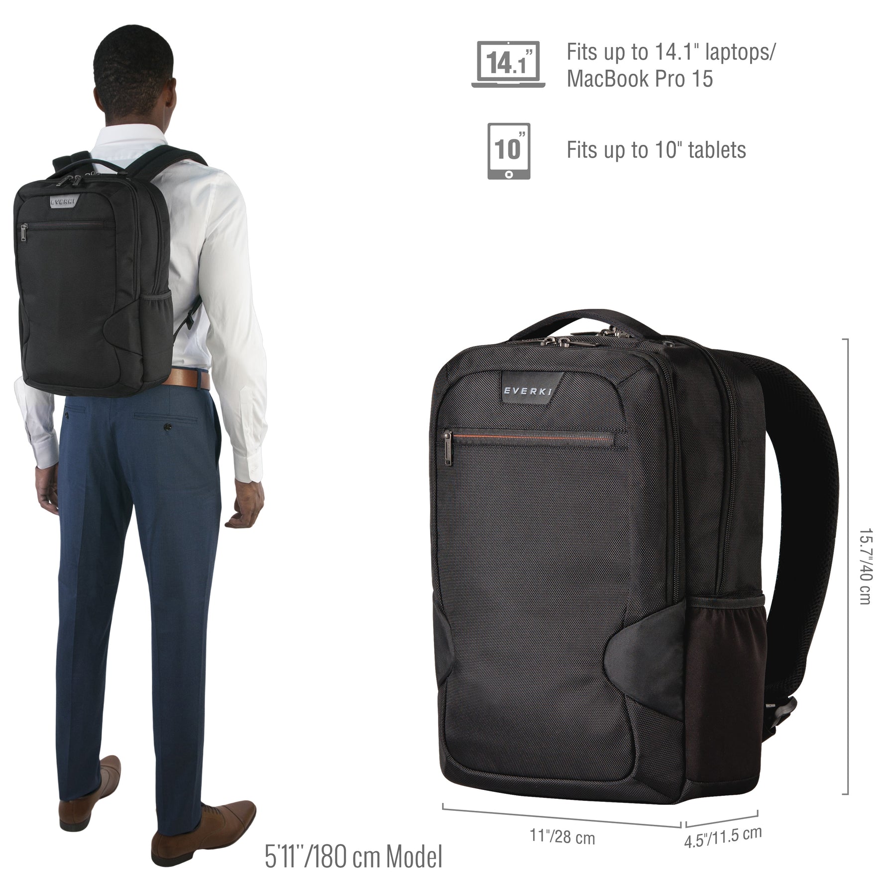 Everki Studio EKP118 14.1" Slim Laptop Backpack - image 3