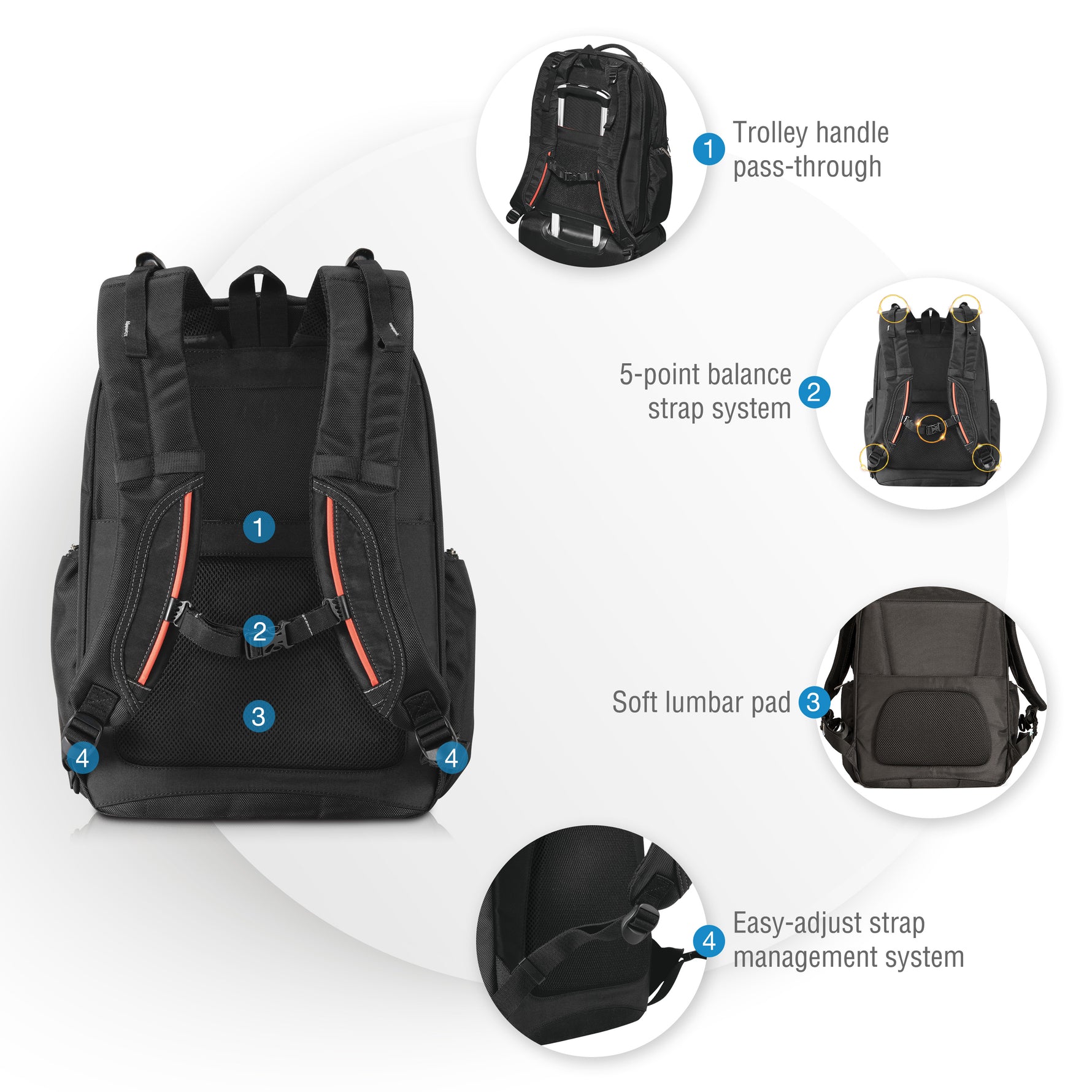 Everki Atlas EKP121 17.3" Travel-Friendly Laptop Backpack - image 5