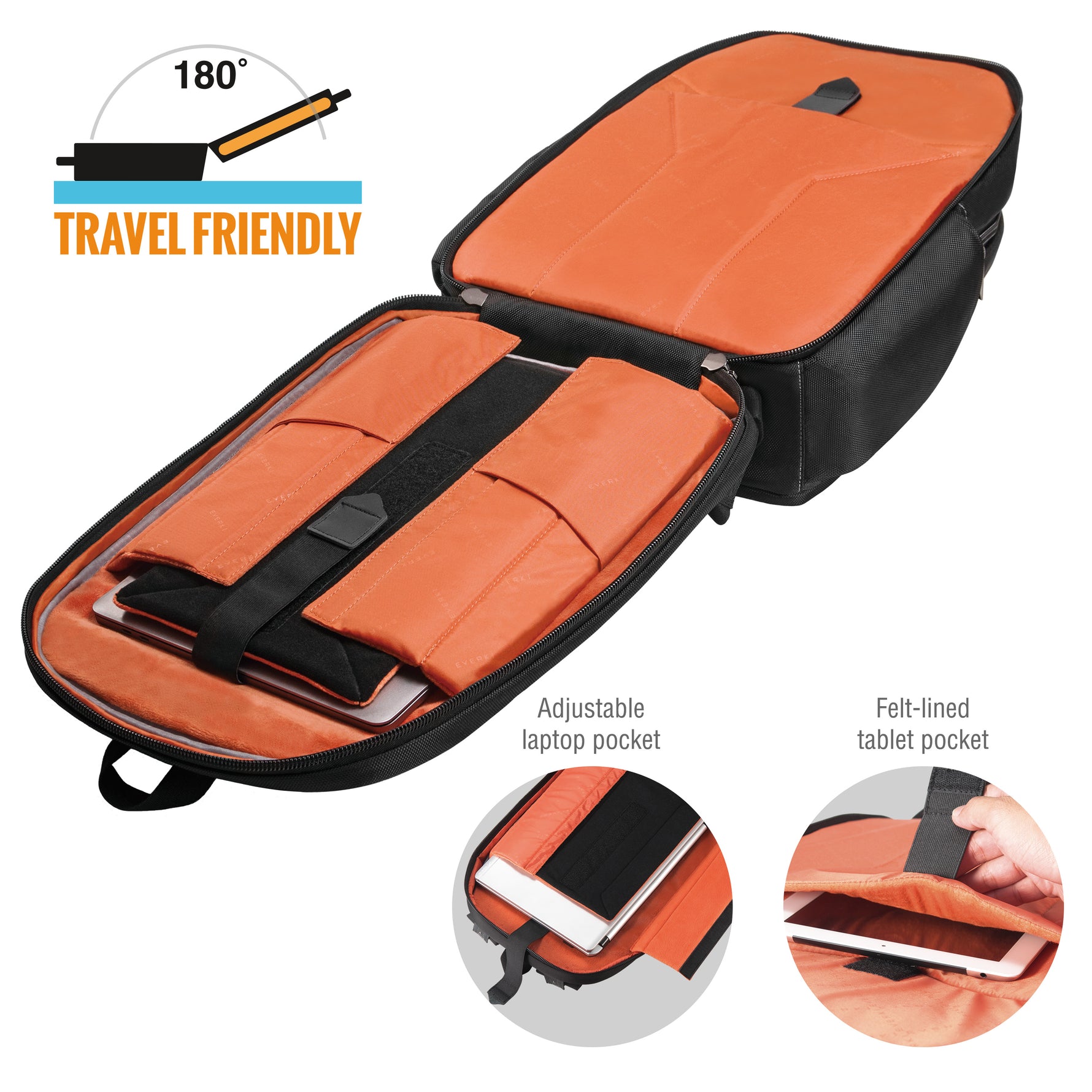 Everki Atlas EKP121 17.3" Travel-Friendly Laptop Backpack - image 6