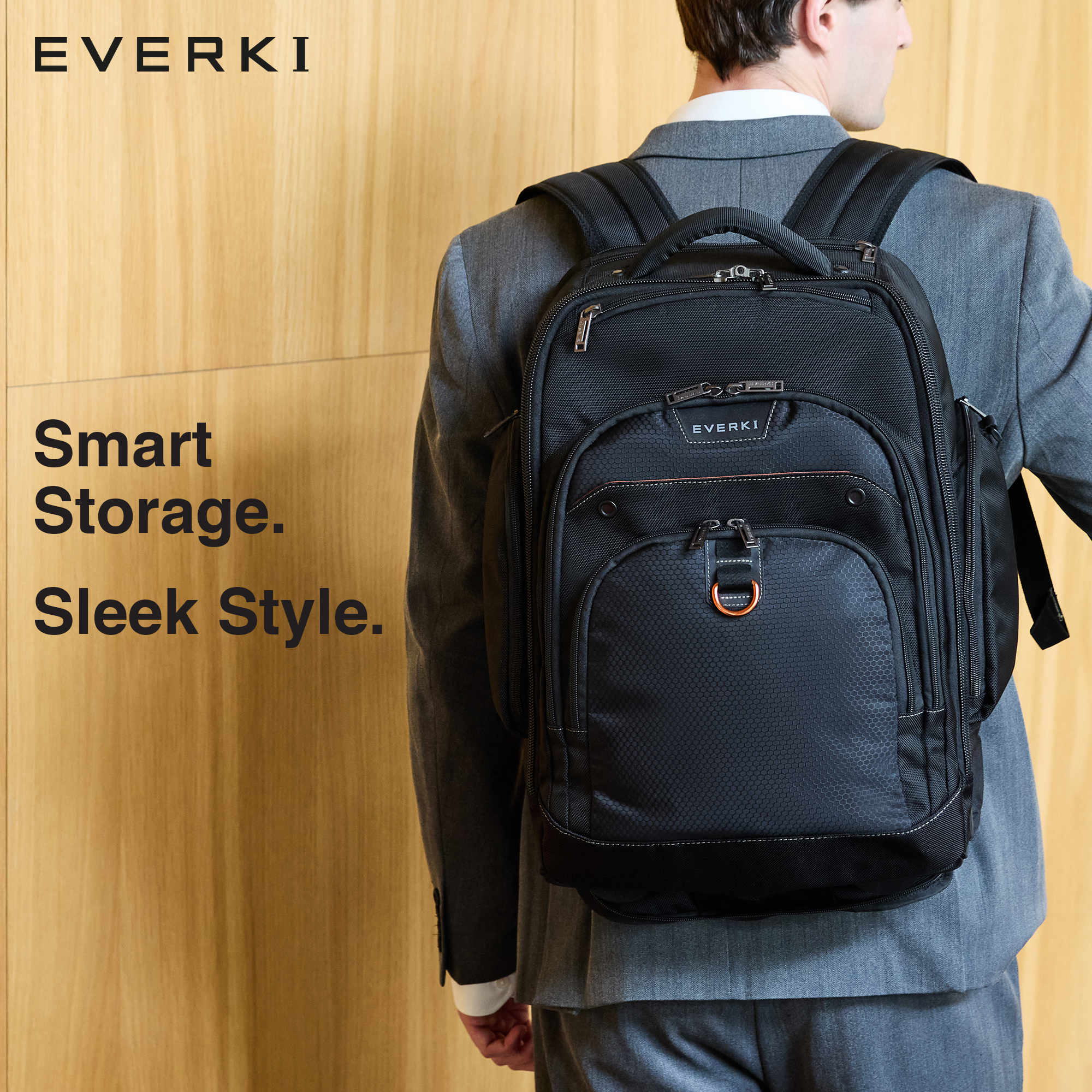 Everki Atlas Wheeled EKP122 13" to 17.3" Laptop Backpack