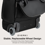 Everki Atlas Wheeled 2 EKP122B-ECO 13" to 17.3" Laptop Backpack