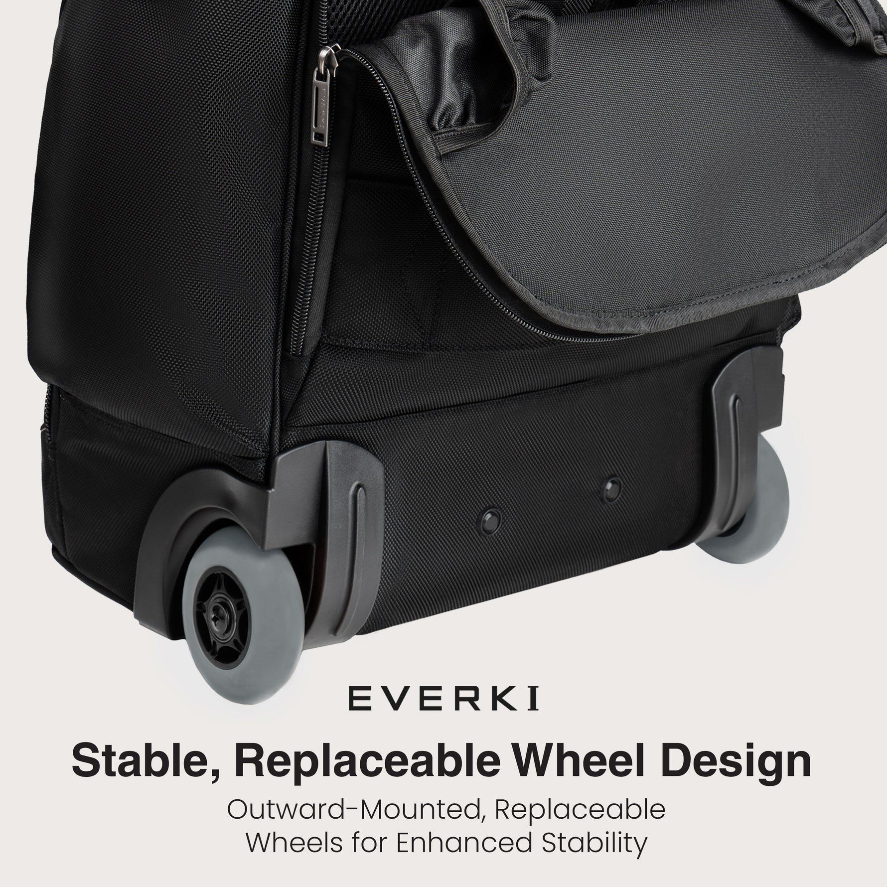Everki Atlas Wheeled 2 EKP122B-ECO 13" to 17.3" Laptop Backpack