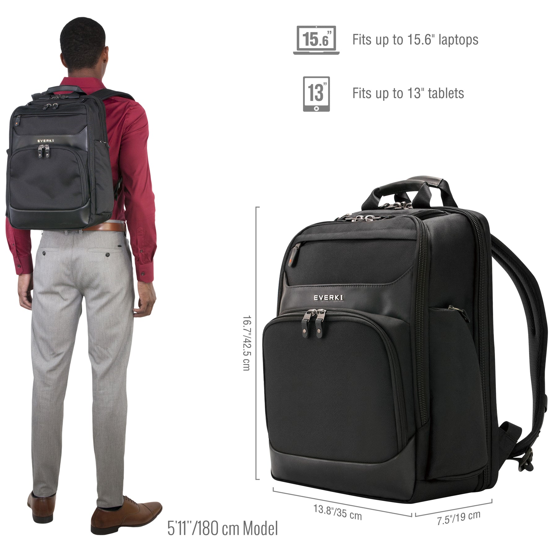 Everki Onyx Premium 15.6" Laptop Backpack - image 4