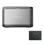 EcoFlow GLACIER Classic 45L Dual-Zone Fridge Freezer + 298Wh Plug-In Battery