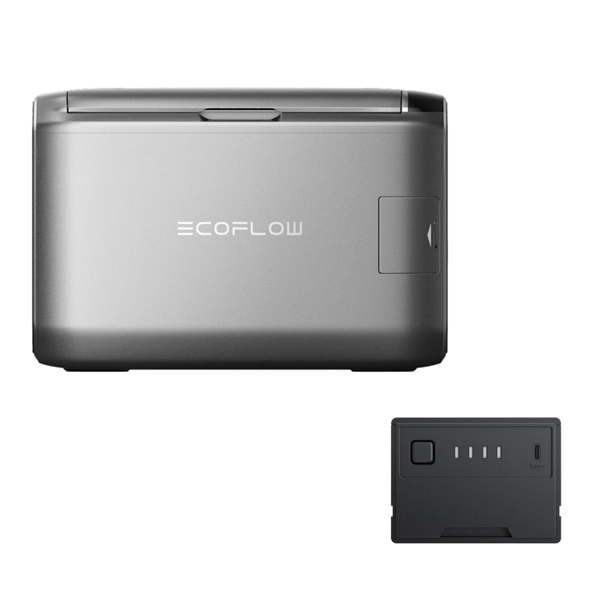 EcoFlow GLACIER Classic 45L Dual-Zone Fridge Freezer + 298Wh Plug-In Battery